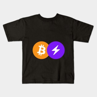 Bitcoin Lightning Network Kids T-Shirt